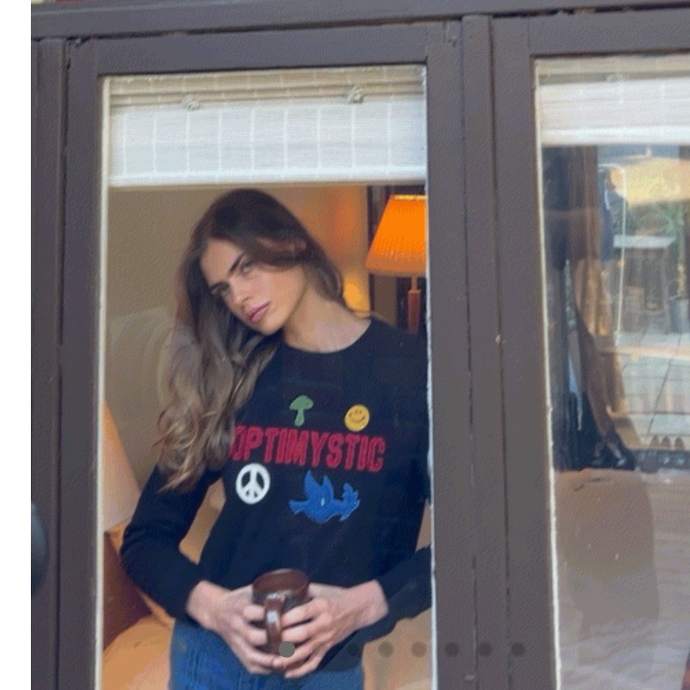 Stoned Immaculate Black Optimystic Sweatshirt